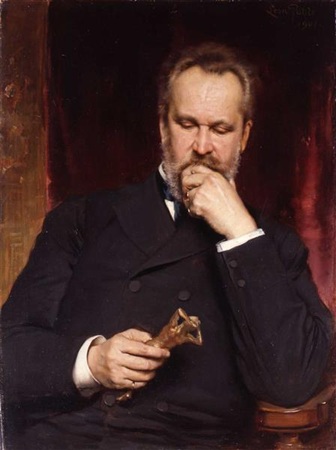 Georg Treu, 1901 (Leon Pohle) (1841-1908)  Staatliche Kunstsammlungen Dresden, Gal.-Nr 2917